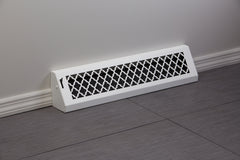STEELCREST SteelCrest BTU24BBSWH Baseboard Vent 24 Inch White Steel