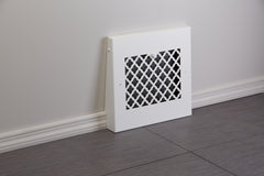 STEELCREST SteelCrest BTU13GBBSWH Gravity Baseboard Vent 13 Inch