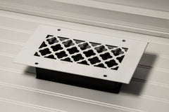 STEELCREST SteelCrest BTU8X4SWHH Supply Vent with Damper 8x4 Inch