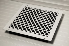 STEELCREST SteelCrest BTU14X14SWHH Supply Vent with Damper 14x14