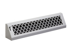 STEELCREST SteelCrest BTU24BBSWH Baseboard Vent 24 Inch White Steel