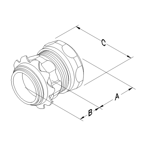 ATKORE Atkore CC50RKON 1/2 inches Compression Connectors