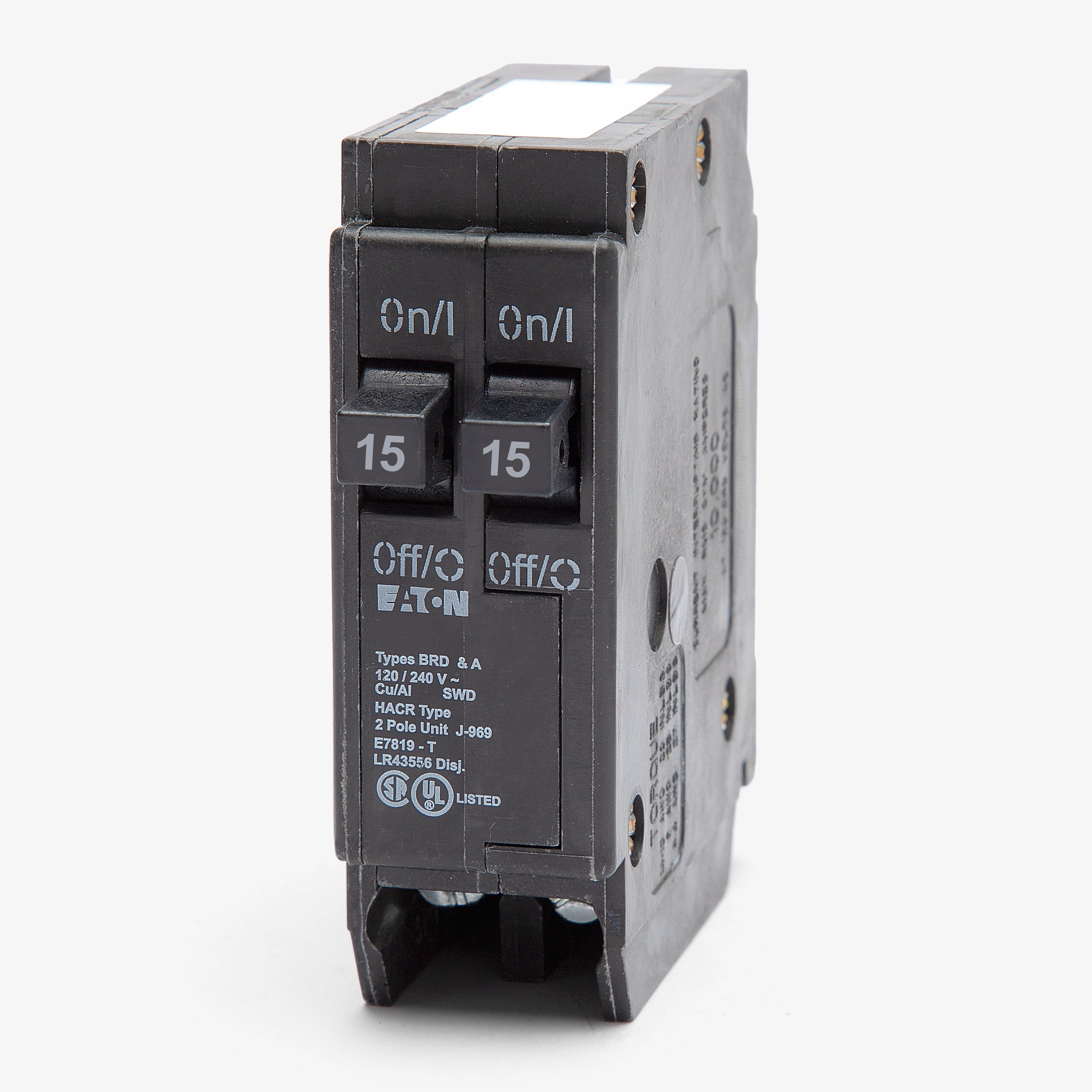 CUTLER & HAMMER Cutler & Hammer BD1515 15/15A Tandem Miniature Circuit Breaker