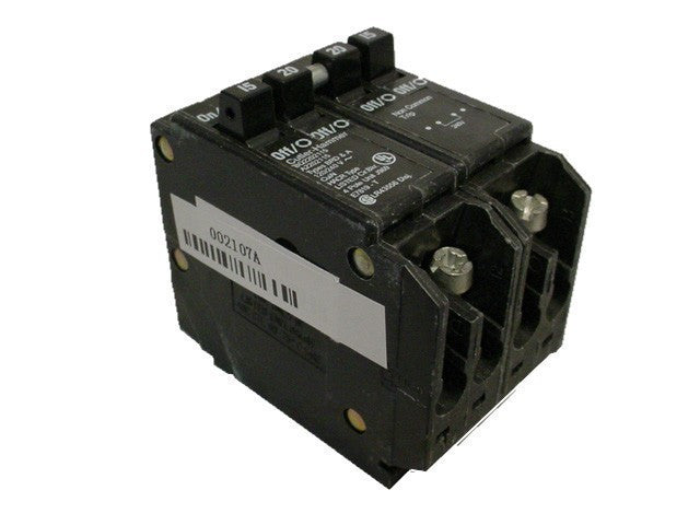 CUTLER & HAMMER Cutler & Hammer BQ2202115 4-Pole Tandem Circuit Breaker 15/20 Amps