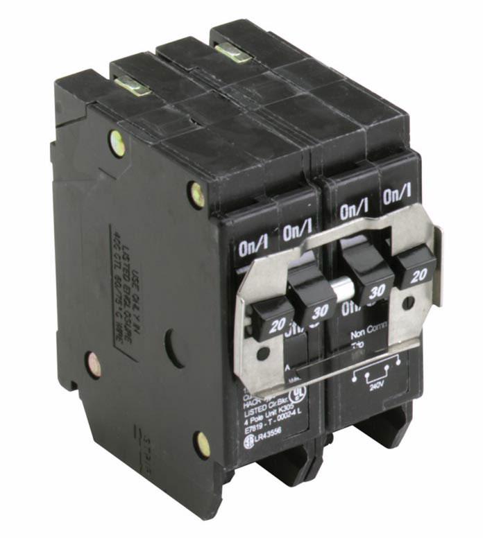 CUTLER & HAMMER Cutler & Hammer BQ220230 BR Thermal Magnetic Circuit Breaker (2)20/(2)30