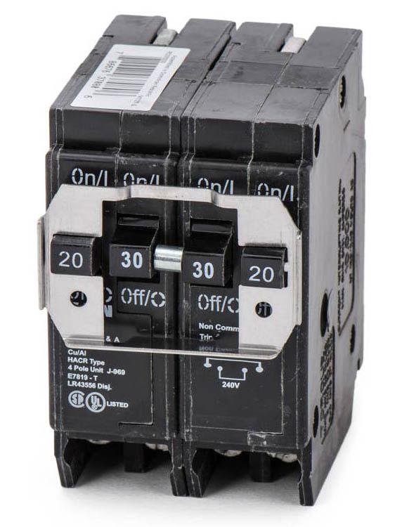 CUTLER & HAMMER Cutler & Hammer BQ220230 BR Thermal Magnetic Circuit Breaker (2)20/(2)30