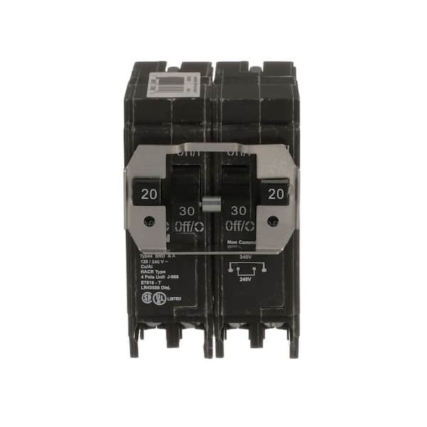 CUTLER & HAMMER Cutler & Hammer BQ220230 BR Thermal Magnetic Circuit Breaker (2)20/(2)30