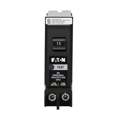 CUTLER & HAMMER Cutler & Hammer BRP115GF GFCI Miniature Circuit Breaker 15A