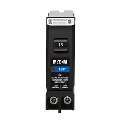 CUTLER & HAMMER Cutler & Hammer BRP115DF 15 Amp Single Pole Dual Function Circuit Breaker BRP115DF