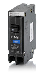 CUTLER & HAMMER Cutler & Hammer BRP115DF 15 Amp Single Pole Dual Function Circuit Breaker BRP115DF