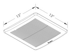DELTA ELECTRONICS Delta Electronics slm80-110 Breezslim Ventilation Fan 80/110 cfm