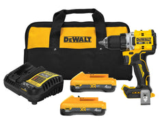 DEWALT Dewalt DCD801QQ2 20V MAX* XR Brushless Cordless 1/2-In. Drill/Driver Kit