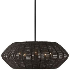 HINKLEY Hinkley 40384BLK-CML Luca Medium Convertible Drum Chandelier