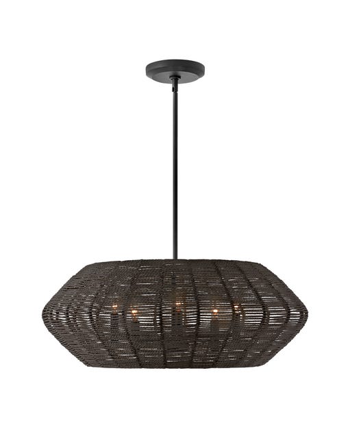 HINKLEY Hinkley 40384BLK-CML Luca Medium Convertible Drum Chandelier