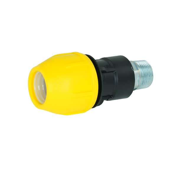HOMEFLEX Homeflex 18-440-010 1 in. ips poly dr 11 to 1 in. mip underground meter riser bent