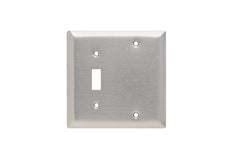 LEGRAND Legrand SS113 Combination Wall Plate, 1 Toggle Switch and 1 Blank, 2-Gang