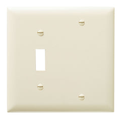 LEGRAND Legrand TP113-LA Combination Openings, 1 Toggle Switch and 1 Blank, Two Gang
