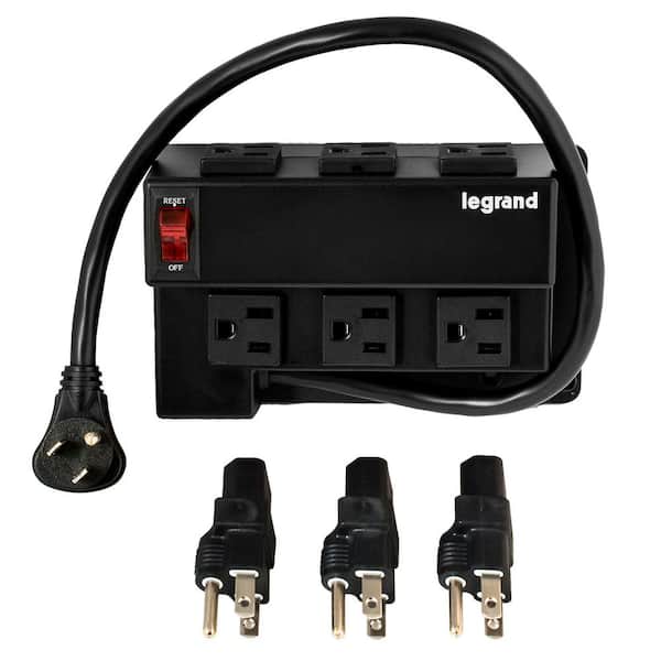 LEGRAND Legrand AC1031 Enclosure Power Strip Module, Half Width