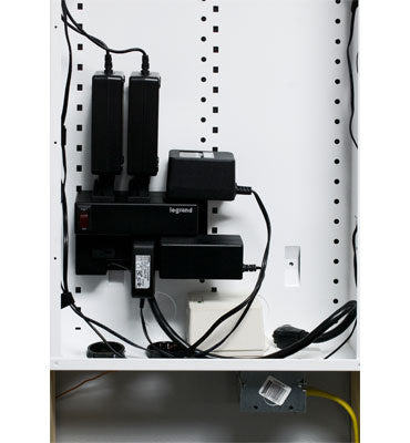 LEGRAND Legrand AC1031 Enclosure Power Strip Module, Half Width