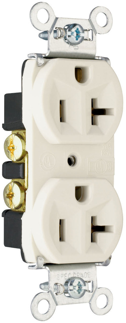 LEGRAND Legrand 5362-W Duplex Receptacle 20A 125V