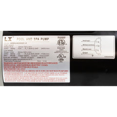 LX PUMPS Lx Pumps 48wua2002c-ii (nf) pump 2.0hp 2-spd 48 frame
