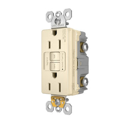 LEGRAND Legrand 1597-LA Radiant 15A Duplex Self-Test GFCI Receptacles with SafeLock Protection