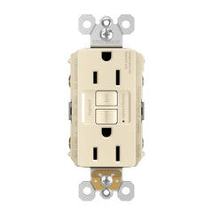 LEGRAND Legrand 1597-LA Radiant 15A Duplex Self-Test GFCI Receptacles with SafeLock Protection