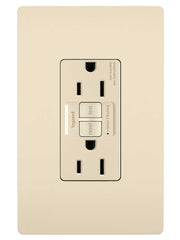 LEGRAND Legrand 1597-LA Radiant 15A Duplex Self-Test GFCI Receptacles with SafeLock Protection