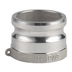 PT COUPLING Pt Coupling 1000107 Basic Standard Series 07A Aluminum Cam and Groove Hose Fitting 3/4 inches Adapter x NPT Female