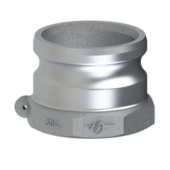 PT COUPLING Pt Coupling 1000120 Basic Standard Series 20A Aluminum Cam and Groove Hose Fitting, A-Adapter, 2 inches Adapter x NPT Female