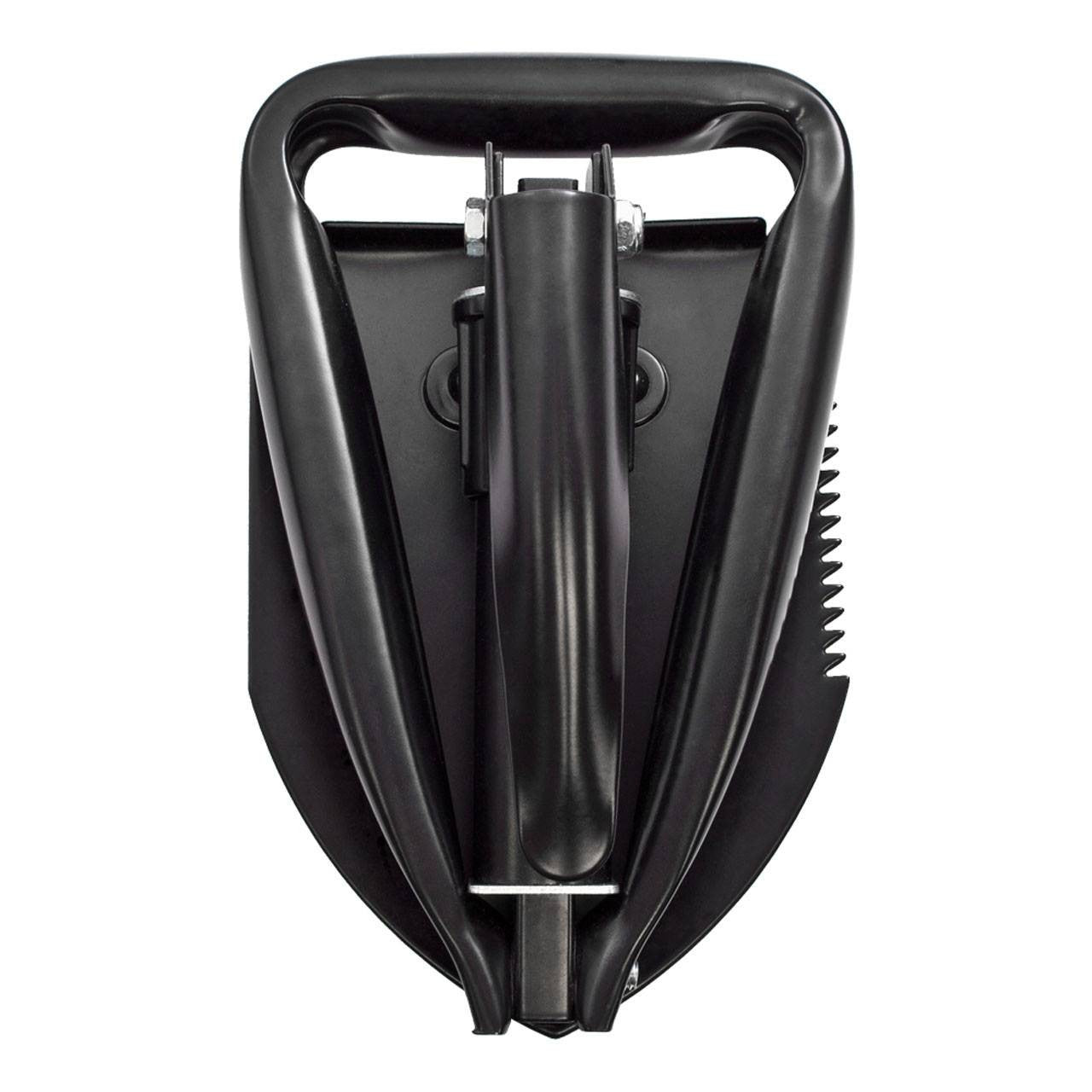 SOG Sog F08-N Entrenching Tool 18.25 Inch Folding Survival Shovel with Wood Saw Edge and Tactical Shovel Carry Case