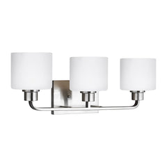 SEAGULL LIGHTING Sea Gull Lighting 4428803-962 Canfield Three-Light Wall / Bath Vanity Style Lights