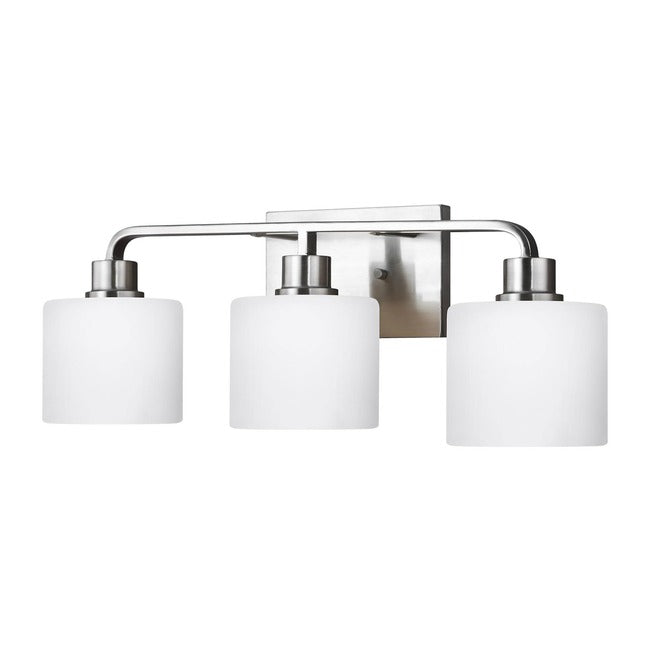 SEAGULL LIGHTING Sea Gull Lighting 4428803-962 Canfield Three-Light Wall / Bath Vanity Style Lights
