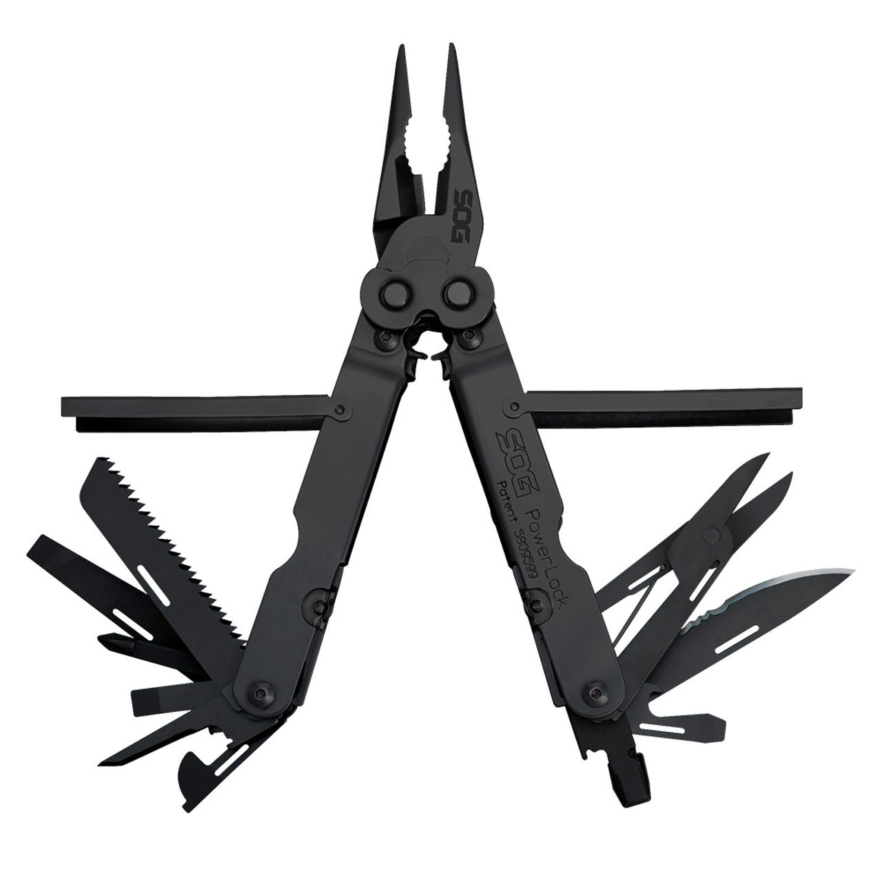 SOG Sog B61N-CP PowerLock Black, Scissors, Nylon Pouch