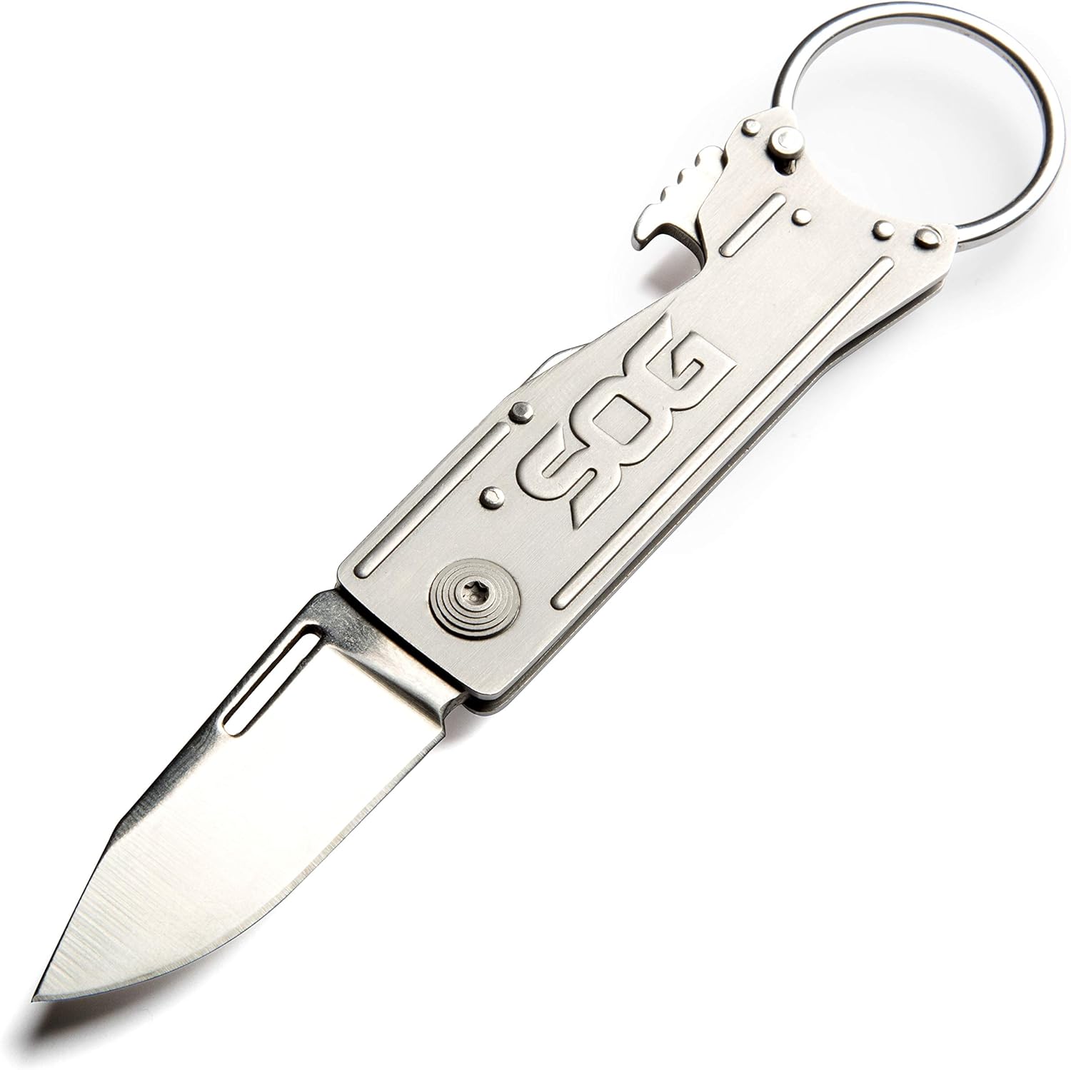 SOG Sog KT1001-CP Keytron Keychain Pocket Knife 1.8 Inch EDC Folding Knife