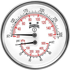 WINTERS INSTRUMENTS Winters Instruments TTD402 Tridicator 0-75 PSI 70 F-320 F