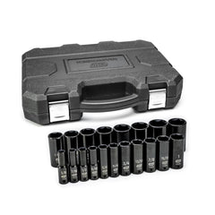 APEX Apex 84934N 19 Piece 1/2 inches Drive 6 Point Deep Impact SAE Socket Set