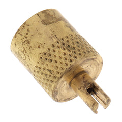 C&D VALVE C&D Valve CD2250/6 Flare Brass Round Wrench Cap 6 Pack