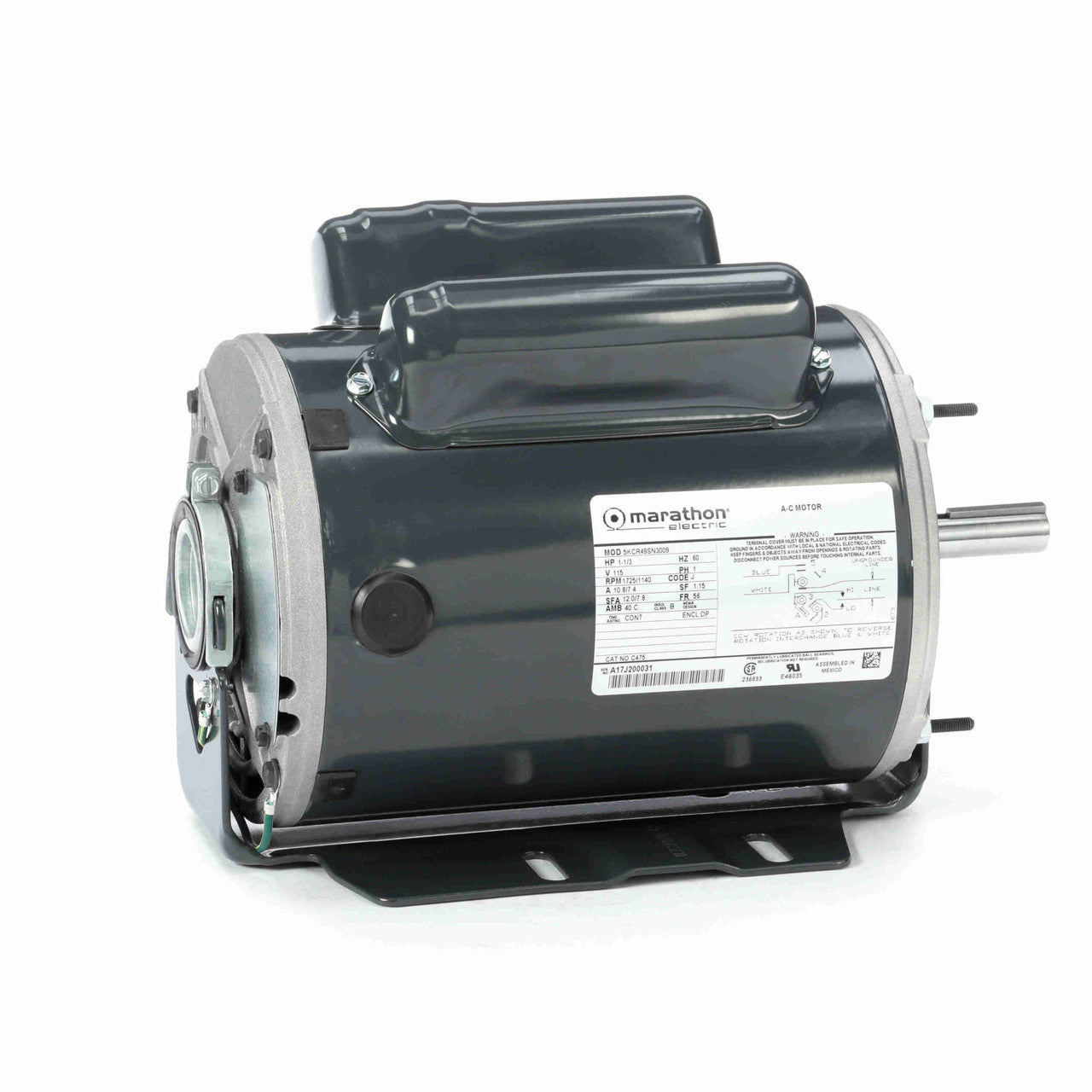 MARATHON MOTORS Marathon Motors C475 Fan & Blower Motor 1-1/3 HP (115V)