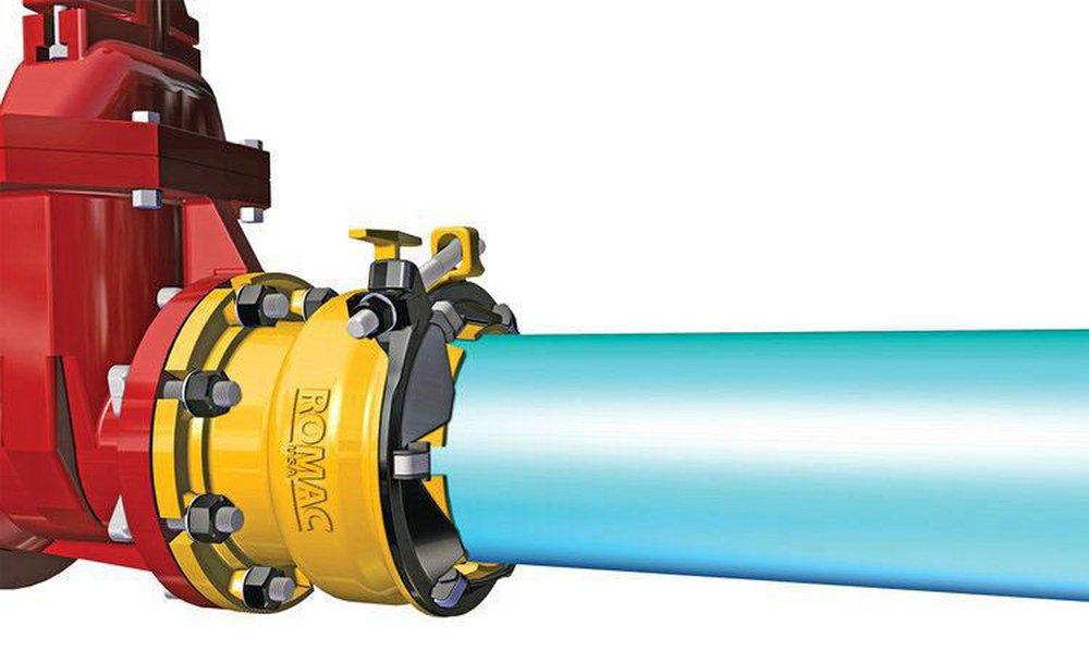 ROMAC Romac 268-091011 Alpha-FC-9.10 8in DI EC RSTR FCA SBR 304SS B&N (8.60-9.10)