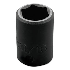 PROTO Proto J7422H 1/2 inches Drive Impact Socket 11/16 inches - 6 Point