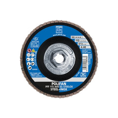 PFERD Pferd 62250 Polifan SG Alu Ox Flap Disc 4-1/2 inches x 5/8-11 40 Grit (10 Pack)