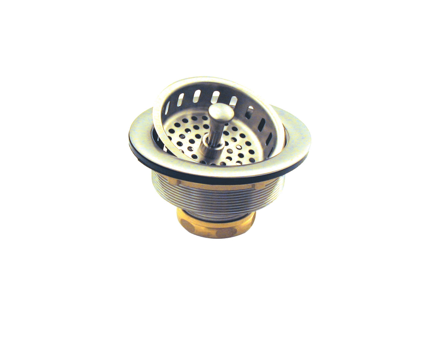 WESTBRASS Westbrass D214 Post Style Large Kitchen Basket Strainer
