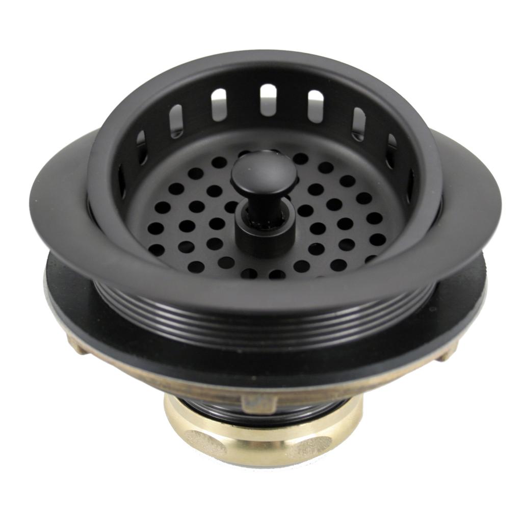 WESTBRASS Westbrass D214 Post Style Large Kitchen Basket Strainer