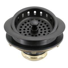 WESTBRASS Westbrass D214 Post Style Large Kitchen Basket Strainer