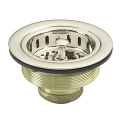 WESTBRASS Westbrass D214 Post Style Large Kitchen Basket Strainer