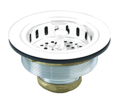 WESTBRASS Westbrass D214 Post Style Large Kitchen Basket Strainer