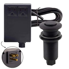 WESTBRASS Westbrass ASB-2B3-62 Disposal Air Switch and Dual Outlet Control Box