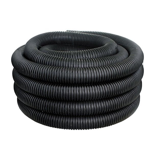 ADVANCED DRAINAGE SYSTEMS Advanced Drainage Systems 06730100BS 6 inches x 100 feet HDPE Single Wall Heavy Duty Perforated/Wrap Soil Tight Pipe