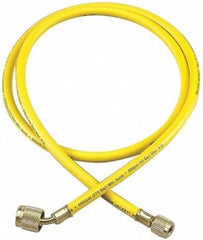 YELLOW JACKET Yellow Jacket 22012 Charging/Vacuum Hose 12 inches L Brass Fitting